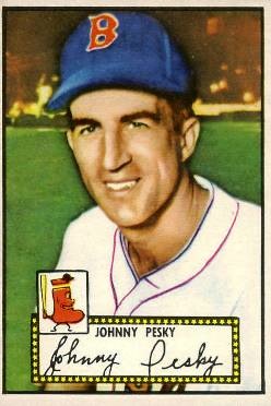 Youth Majestic Boston Red Sox #6 Johnny Pesky Authentic Red