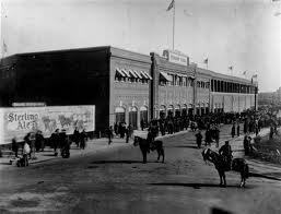 Fenway Park, home of the American League baseball team, Boston Red Sox  shown in this 1990 photo. Fenway Park was built in Boston, Massachusetts in  1912 and celebrated its 100th Anniversary in